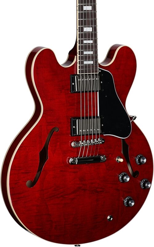 Gibson ES-335 Figured Electric Guitar (with Case), Sixties Cherry, Serial Number 207850052, Full Left Front