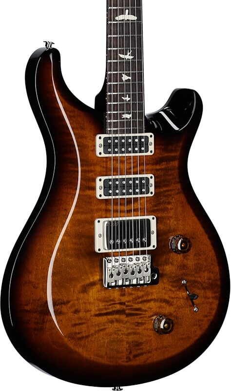 PRS Paul Reed Smith S2 Studio Electric Guitar, Black Amber, Serial Number S2080979, Full Left Front