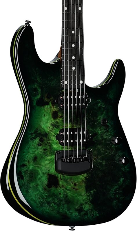 Ernie Ball Music Man Jason Richardson Cutlass HT Electric Guitar, (with Gig Bag), Kokiri Forest Green, Serial Number S12054, Full Left Front