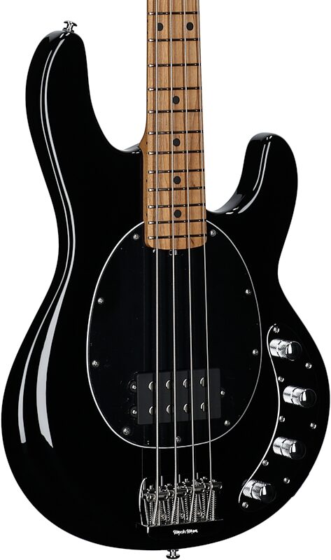 Ernie Ball Music Man StingRay Special Electric Bass (with Case), Black, Serial Number K07565, Full Left Front