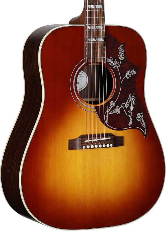 Gibson Hummingbird Studio Rosewood Acoustic-Electric Guitar, Rosewood Burst, Serial Number 21155068, Full Left Front