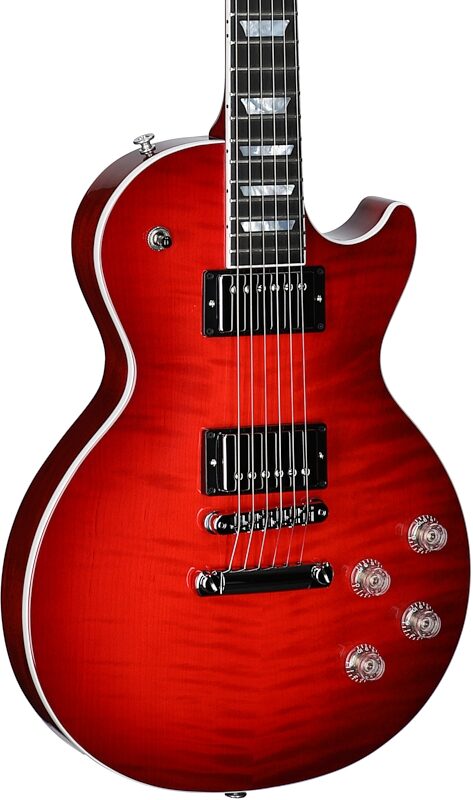 Gibson Les Paul Modern Figured AAA Electric Guitar (with Case), Cherry Burst, Serial Number 234740000, Full Left Front