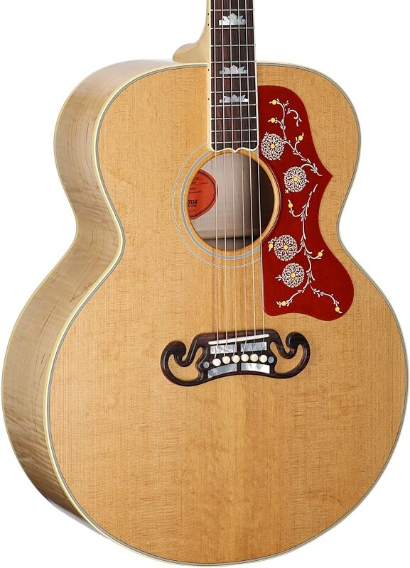 Gibson Custom Shop 1957 SJ-200 Jumbo Reissue Acoustic Guitar (with Case), Antique Natural, Serial Number 21315006, Full Left Front