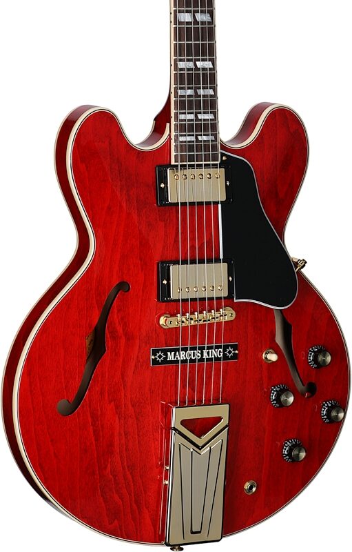 Gibson Marcus King ES-345 Electric Guitar (with Case), &#039;60s Cherry, Serial Number 211450144, Full Left Front