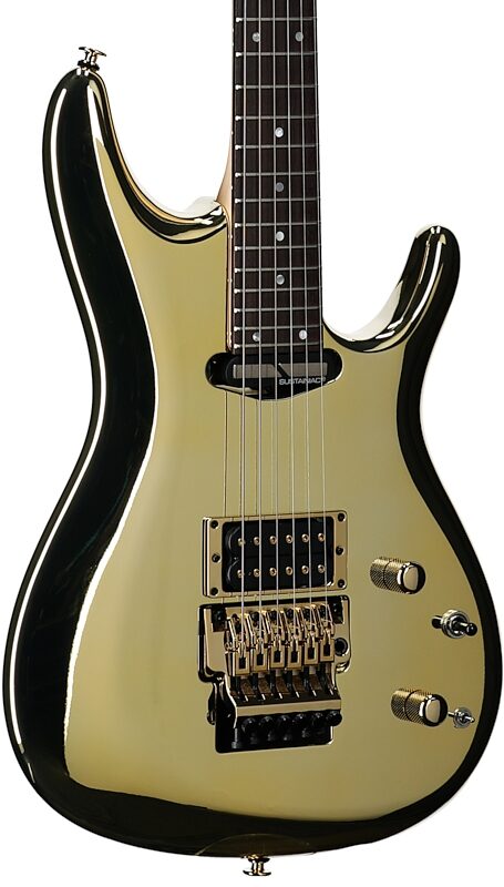 Ibanez JS1GD Joe Satriani Signature Electric Guitar (with Case), Goldboy, Serial Number 210001F2503707, Full Left Front
