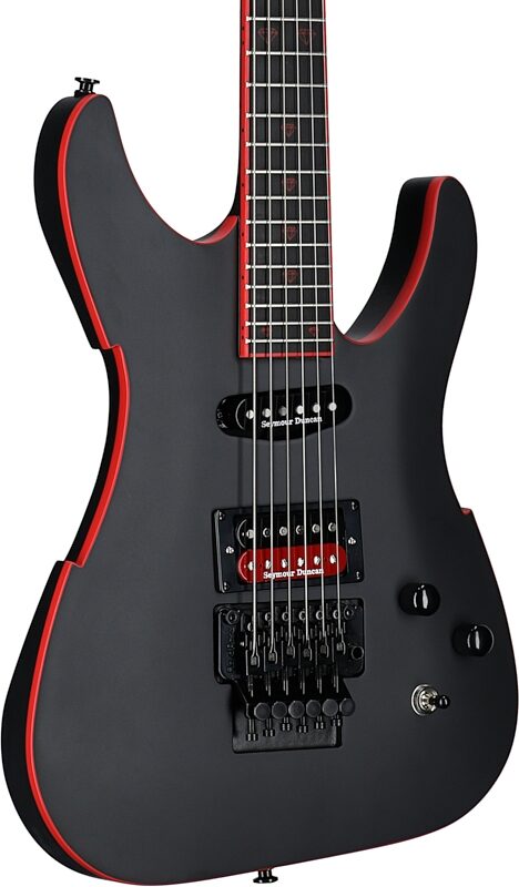 Peavey Vandenberg Electric Guitar (with Case), Matte Black, Serial Number 0ARCFA2000120, Full Left Front