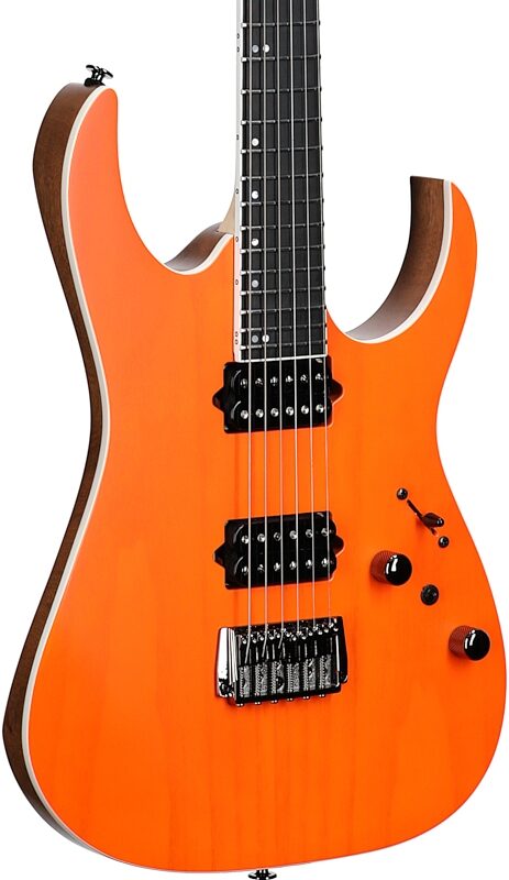 Ibanez RGR5221 Prestige Electric Guitar (with Case), Transparent Fluorescent Orange, Serial Number 210002F2513175, Full Left Front