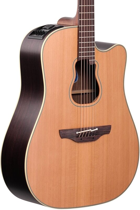 Takamine GB7C Garth Brooks Acoustic-Electric Guitar (with Case), Natural Satin, Full Left Front