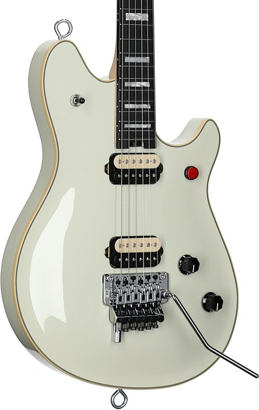 EVH MIJ Series Signature Wolfgang Electric Guitar (with Case), Ivory, Full Left Front