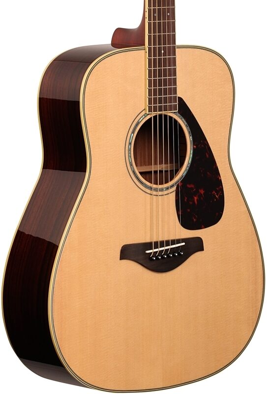Yamaha FG830 Folk Acoustic Guitar, New, Full Left Front