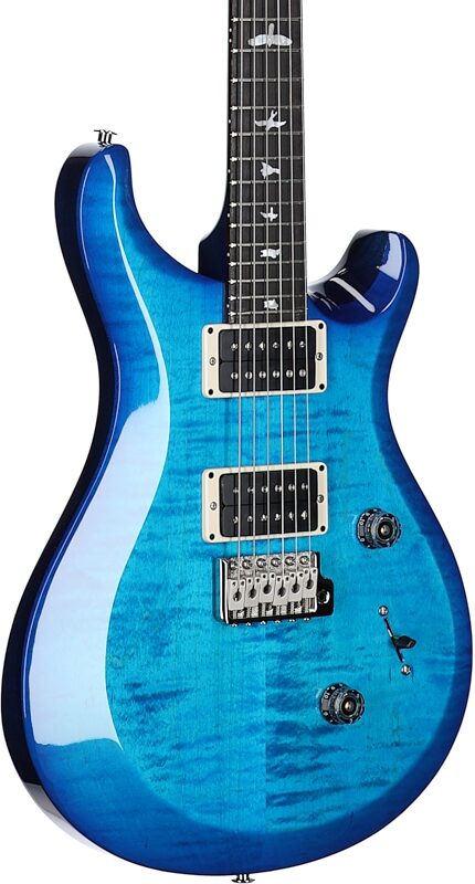 Paul Reed Smith PRS S2 Custom 24 10th Anniversary Limited Edition Electric Guitar (with Gig Bag), Lake Blue, Full Left Front