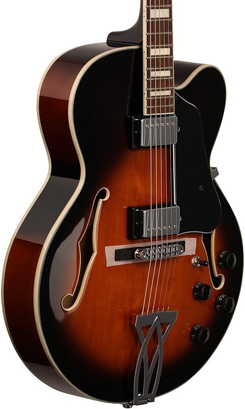 Ibanez AF75 Artcore Hollowbody Electric Guitar, Vintage Sunburst, Full Left Front