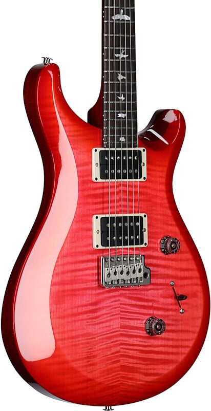 Paul Reed Smith PRS S2 Custom 24 10th Anniversary Limited Edition Electric Guitar (with Gig Bag), Bonni Pink Cherry Burst, Full Left Front