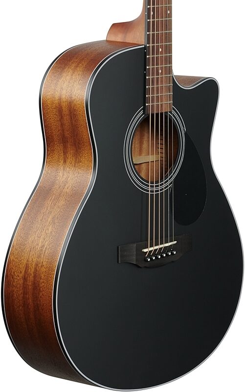 Kepma K3 Series GA3-130 Acoustic Guitar, Black Matte, Full Left Front