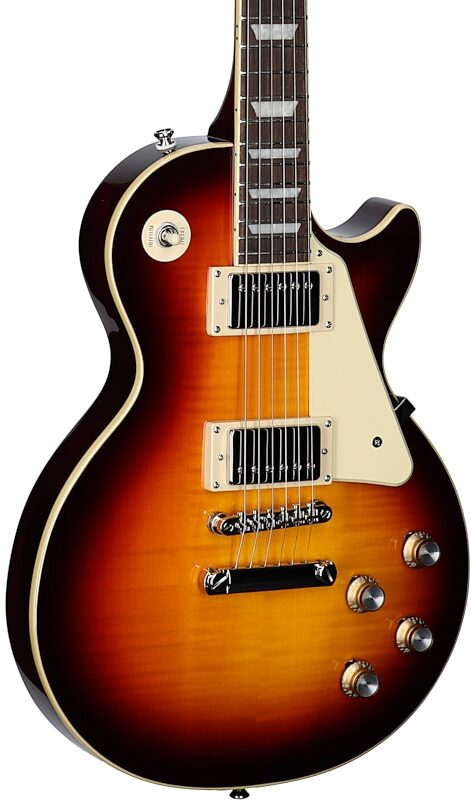Epiphone Exclusive Les Paul Standard 60s Electric Guitar, Figured Fireball, Full Left Front