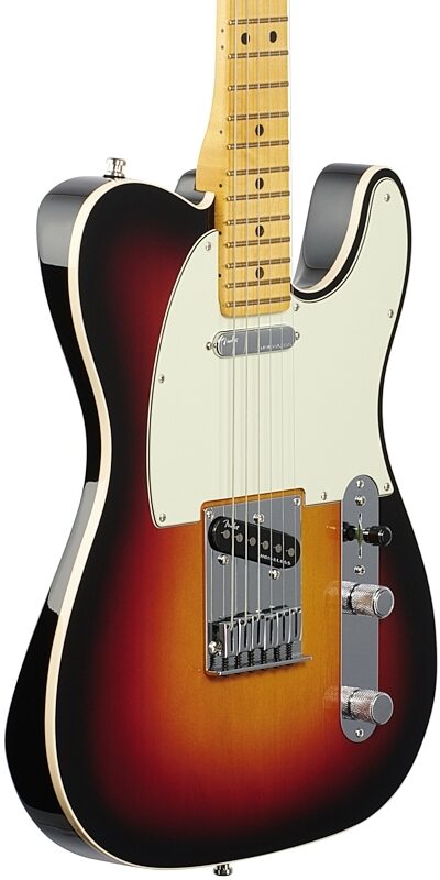 Fender American Ultra Telecaster Electric Guitar, Maple Fingerboard (with Case), Ultraburst, Full Left Front