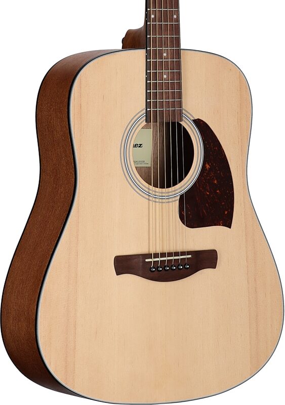 Ibanez PF50 Acoustic Guitar, Open Pore Natural, Full Left Front