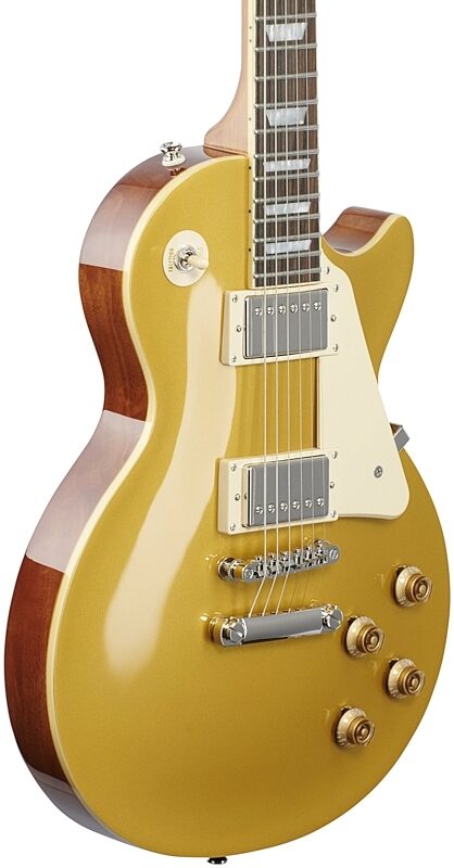 Epiphone Les Paul Standard 50s Electric Guitar, Metallic Gold, Full Left Front