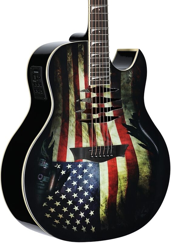 Dean Mako Valor Acoustic-Electric Guitar, New, Full Left Front