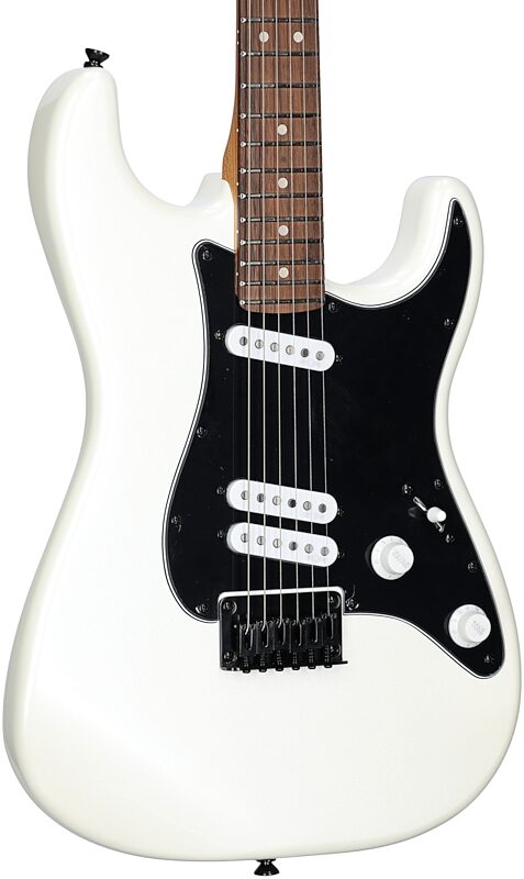 Squier Contemporary Stratocaster Special Electric Guitar, Pearl White, Full Left Front
