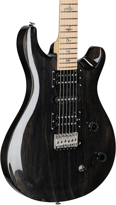 PRS Paul Reed Smith SE Swamp Ash Special Electric Guitar (with Gig Bag), Charcoal, Full Left Front