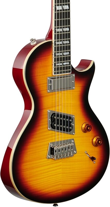 Epiphone Limited Edition Nancy Wilson Fanatic Electric Guitar (with Case), Fanatic Fireburst, Full Left Front