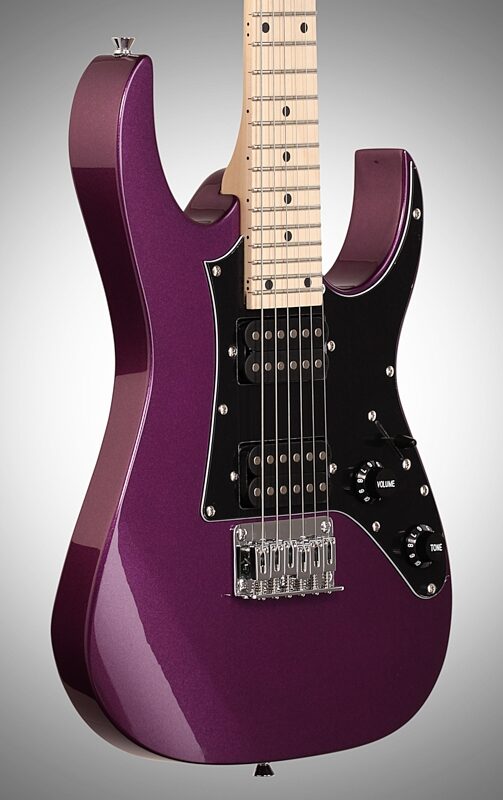 Ibanez GRGM21 GIO Mikro Electric Guitar, Metallic Purple, Full Left Front