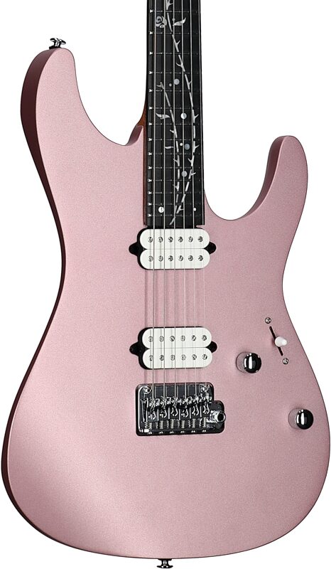 Ibanez TOD10 Tim Henson Electric Guitar (with Gig Bag), Metallic Mauve, Blemished, Full Left Front