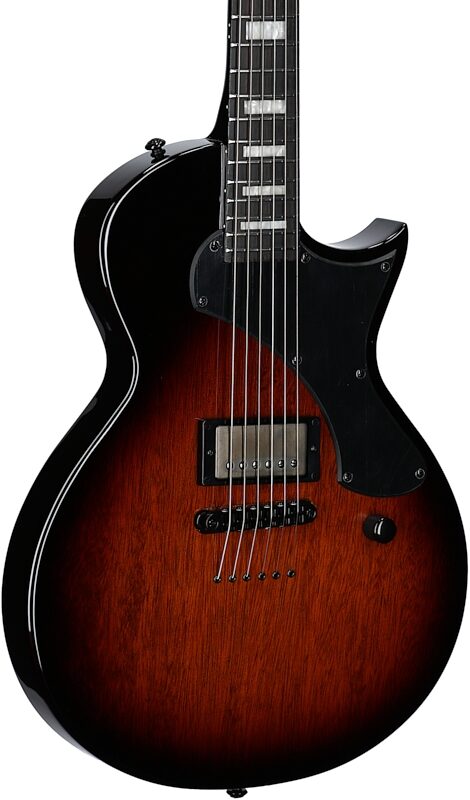 ESP LTD Deluxe EC-01FT Electric Guitar, Vintage Burst, Full Left Front