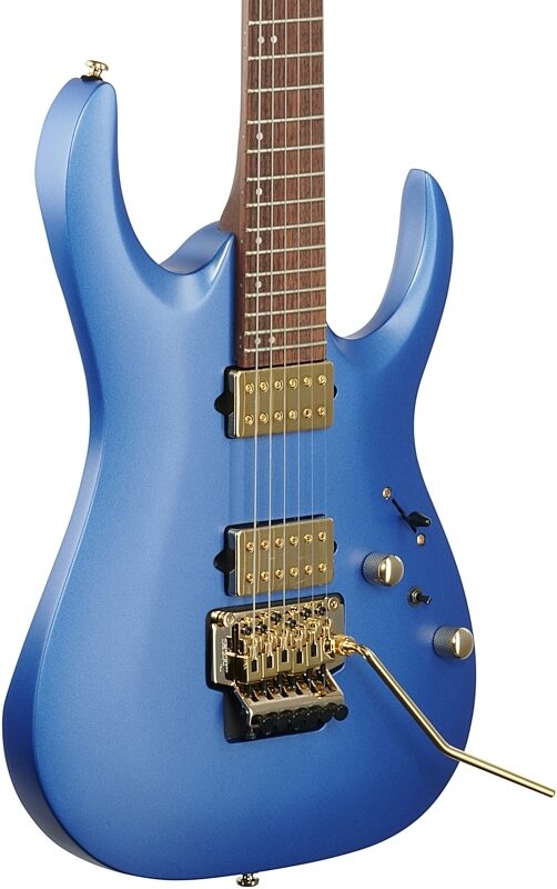 Ibanez RGA42HPT Electric Guitar, Laser Blue Matte, Full Left Front