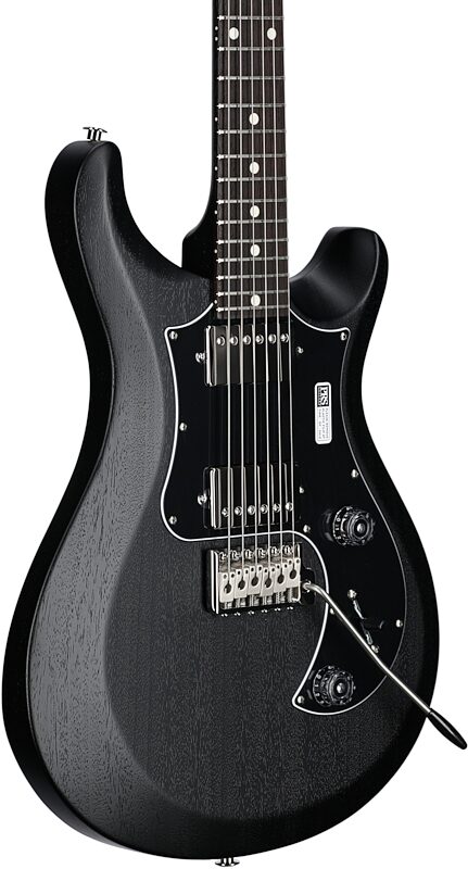 PRS Paul Reed Smith S2 Standard 24 Satin Pattern Thin Electric Guitar (with Gig Bag), Charcoal, Full Left Front