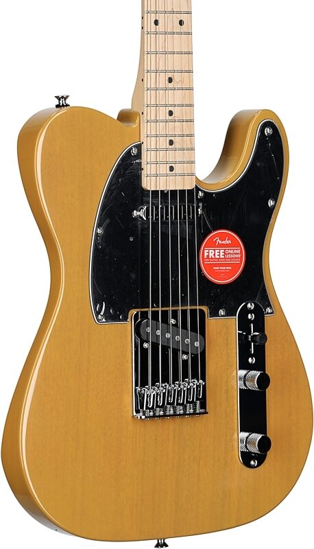 Squier Affinity Telecaster Electric Guitar, Maple Fingerboard, Butterscotch Blonde, USED, Blemished, Full Left Front