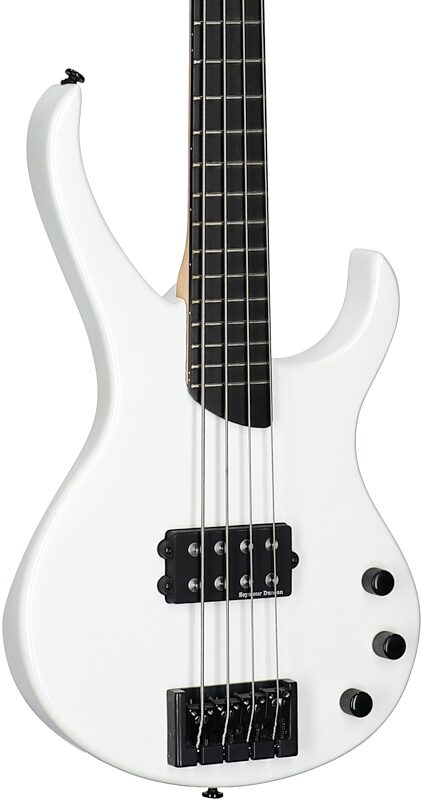 Kramer Disciple D-1 Electric Bass, Pearl White, Full Left Front