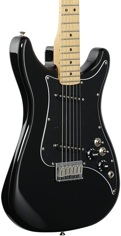 Fender Player Lead II Electric Guitar, with Maple Fingerboard, Black, Full Left Front