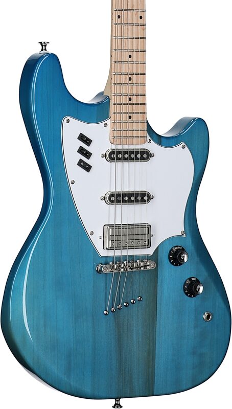 Guild Surfliner Electric Guitar, Catalina Blue, Blemished, Full Left Front