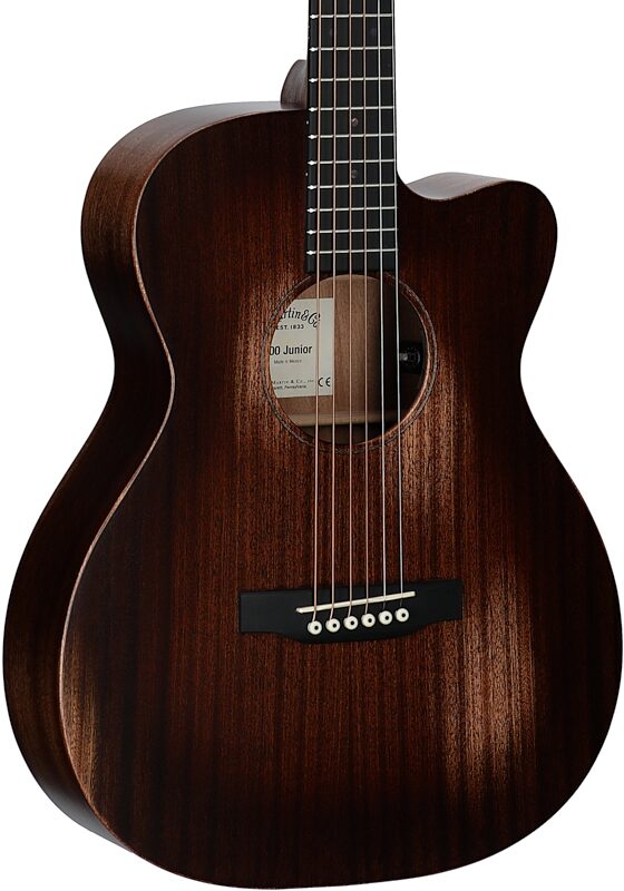 Martin 000C Jr E StreetMaster Acoustic-Electric Guitar (with Gig Bag), New, Full Left Front