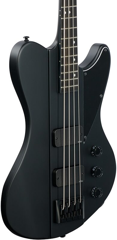 Schecter Ultra Electric Bass, Satin Black, Full Left Front