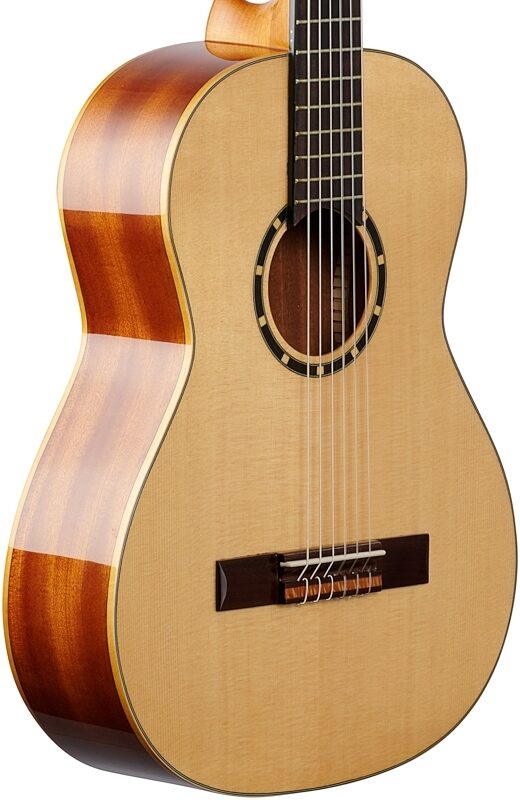 Ortega R121 3/4-Size Gloss Classical Acoustic Guitar, New, Full Left Front
