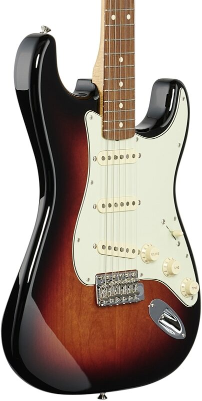 Fender Vintera '60s Stratocaster Electric Guitar, Pau Ferro (with Gig Bag), 3-Color Sunburst, Full Left Front