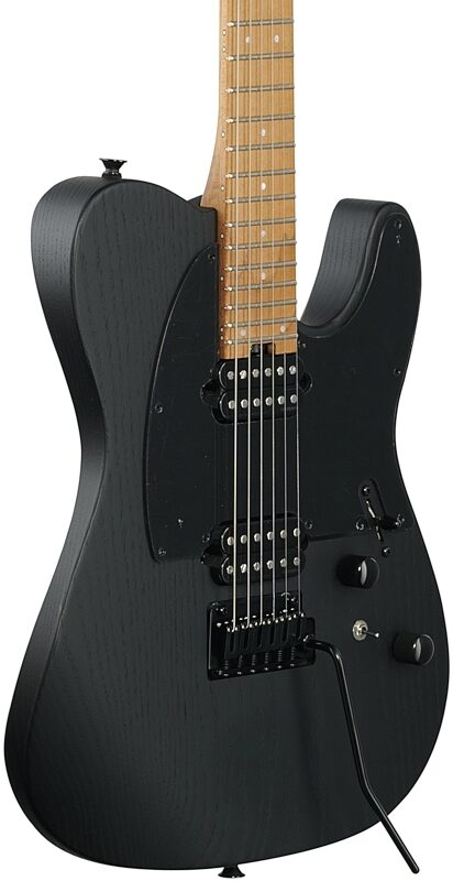 Charvel So Cal S2 24 HH 2PT CM Electric Guitar, Black Ash, Full Left Front