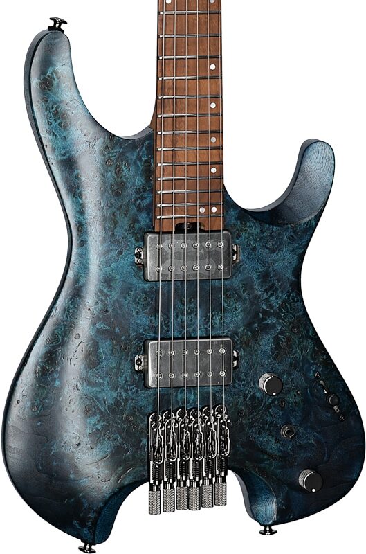 Ibanez Q52PB Electric Guitar (with Gig Bag), Cosmic Blue, Full Left Front