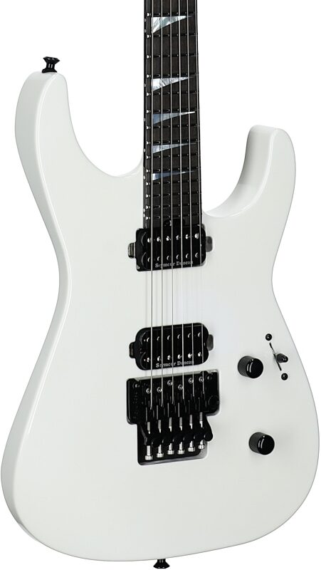 Jackson American Soloist SL2 DX Electric Guitar (with Case), Snow White, Full Left Front