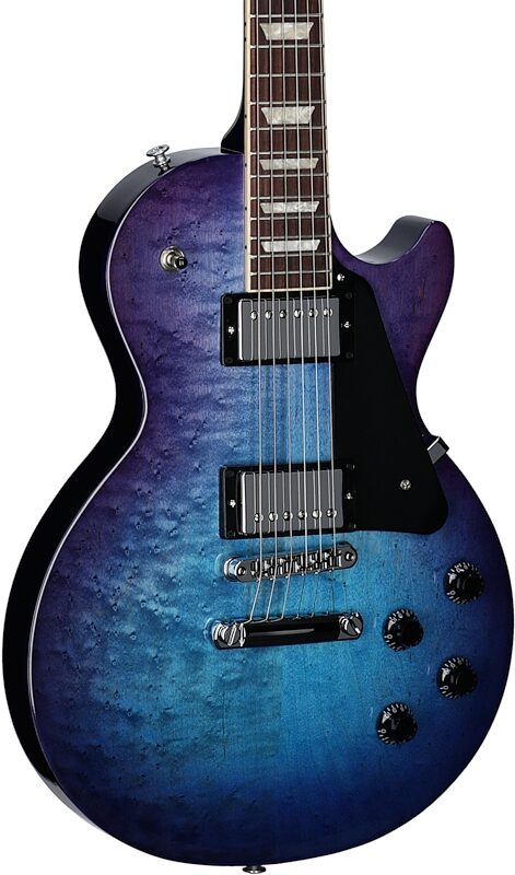 Gibson Les Paul Studio Electric Guitar, (with Soft Case), Blueberry Burst, Full Left Front