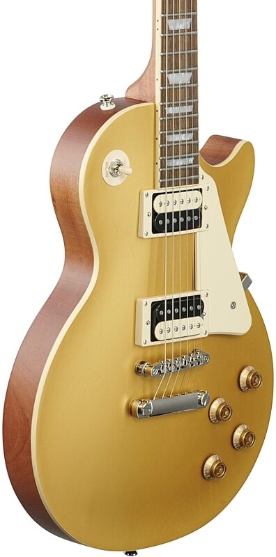 Epiphone Les Paul Classic Worn Electric Guitar, Metallic Gold, Full Left Front