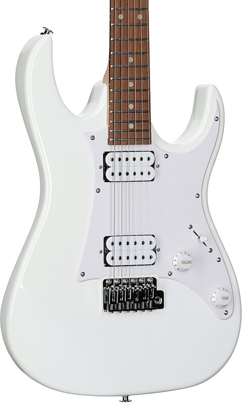 Ibanez GRX20W Electric Guitar, White, Full Left Front