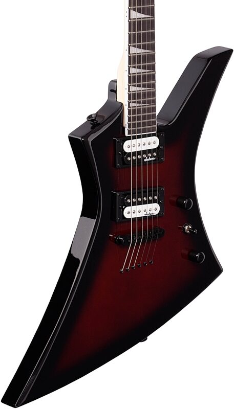 Jackson JS Series Kelly JS32T Electric Guitar, Amaranth Fingerboard, Viola Burst, Full Left Front