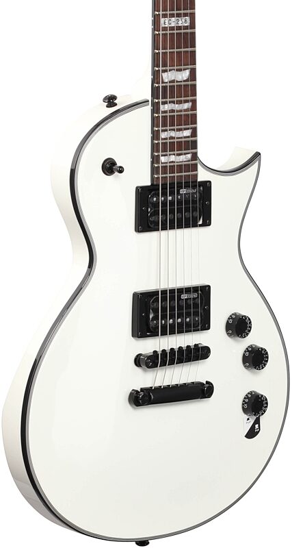 ESP LTD EC-256 Electric Guitar, Snow White, Full Left Front