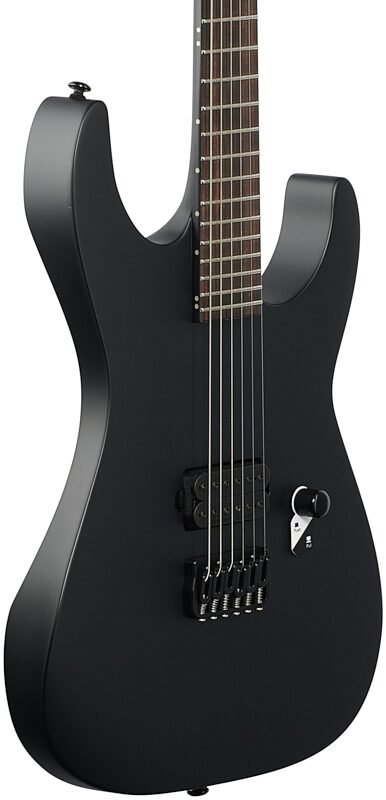 ESP LTD M-HT Electric Guitar, Black Metal, Blemished, Full Left Front