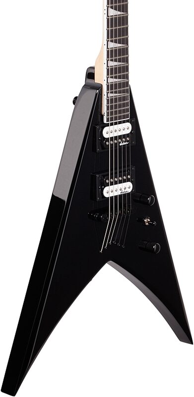 Jackson JS Series King V JS32T Electric Guitar, Amaranth Fingerboard, Gloss Black, Full Left Front