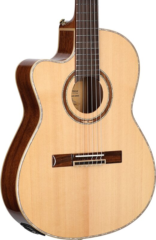 Ortega RCE138T4L Classical Acoustic-Electric Guitar, Left-Handed (with Gig Bag), New, Full Left Front